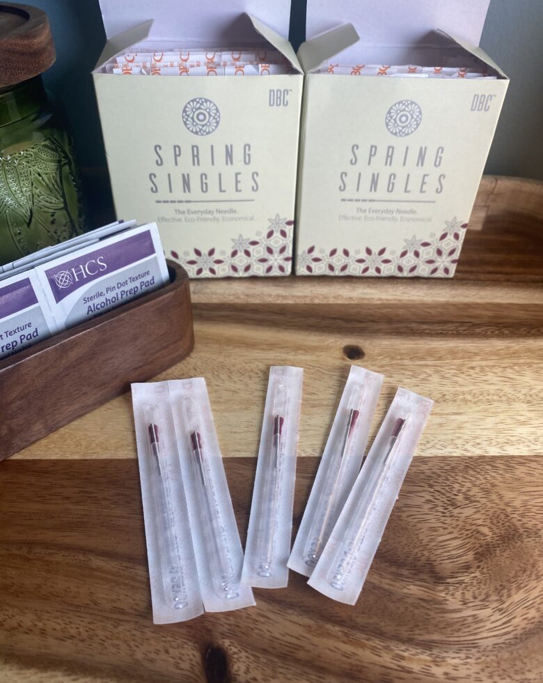 Acupuncture treatment needles